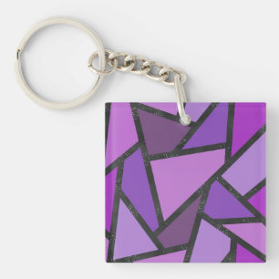 Tons de vitrail violet motif