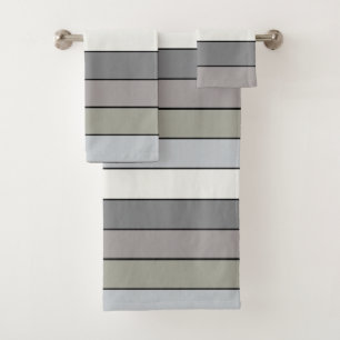 Tons Gris Avec Bandes Noires Sur Papier Aquarelle