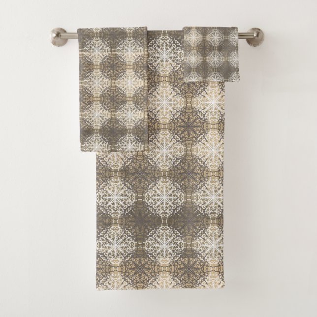 Tons gris, beige et blanc dentelle (En situation)