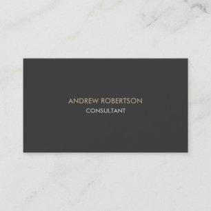 Tons gris clair moderne Carte de visite tendance