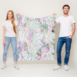 Tons pérola ou peças coloridas ao creme fleecedecke