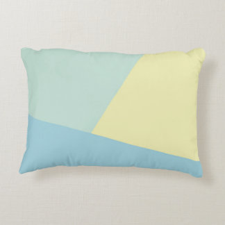 Tons triadiques - coussin moderne d'accent de bloc
