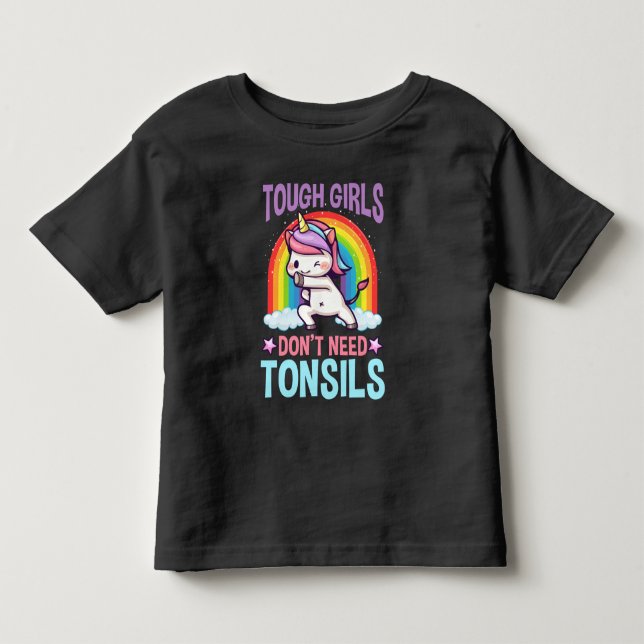 Tonsillectomie bei sonniger Tonsil-Entfernung Einh Kleinkind T-shirt (Vorderseite)