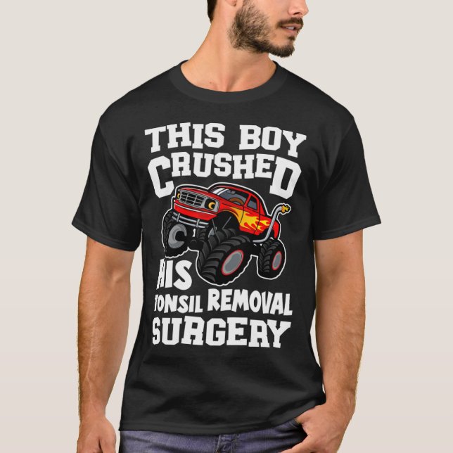 Tonsillen Entfernen Operation Boy Tonsillectomy Er T-Shirt (Vorderseite)