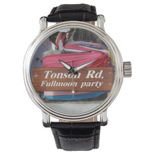Tonson Rd. Fullmoon Party, Koh Phangan, Thailand Armbanduhr