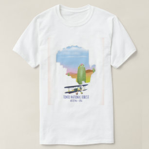 Tonto National forest Arizona USA Karte T-Shirt