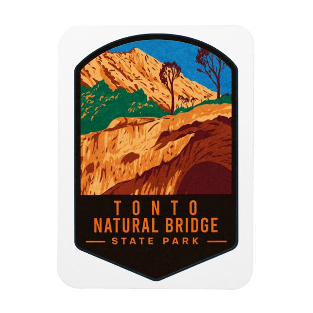 Tonto Natural Bridge Staat Park Magnet (Vertikal)