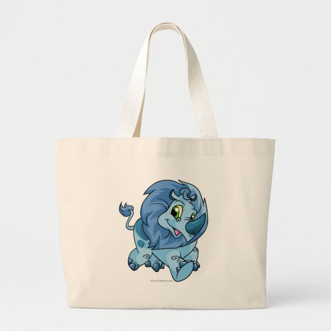 Tonu Blau Jumbo Stoffbeutel (Vorne)