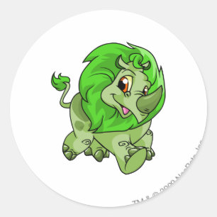 Tonu Green Runder Aufkleber