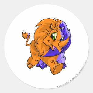 Tonu Split Runder Aufkleber