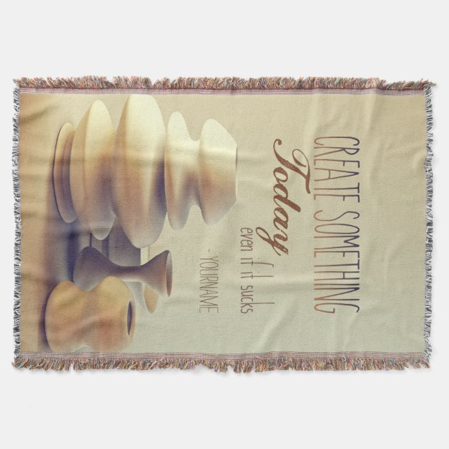 Tonwaren schaffen etwas heute selbst wenn es ist decke (Vorderseite)