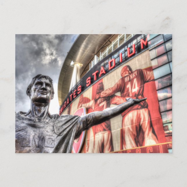 Tony Adams Statue Emirates Stadium Postkarte (Vorderseite)