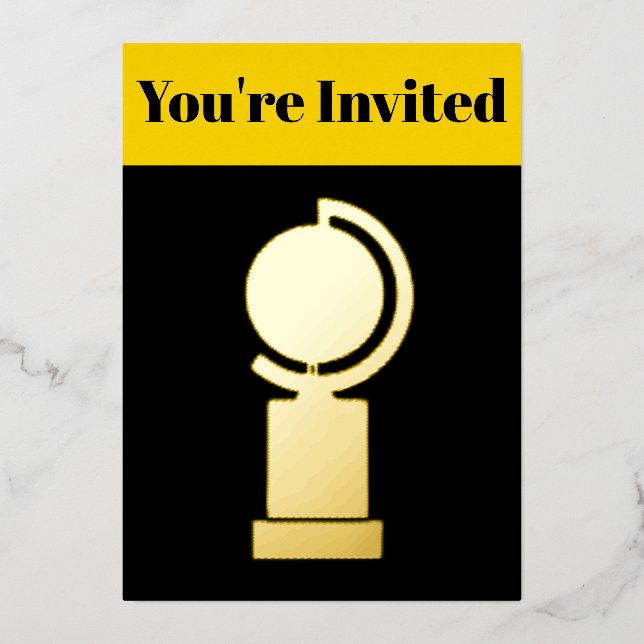 Tony Awards Playbill inspiriert Einladung (Vorderseite)