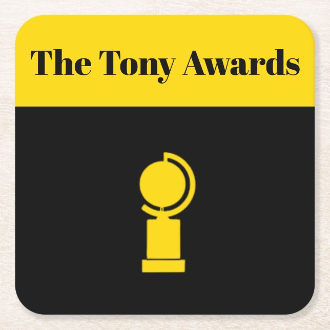 Tony Awards Playbill inspirierte Untersetzer (Vorderseite)