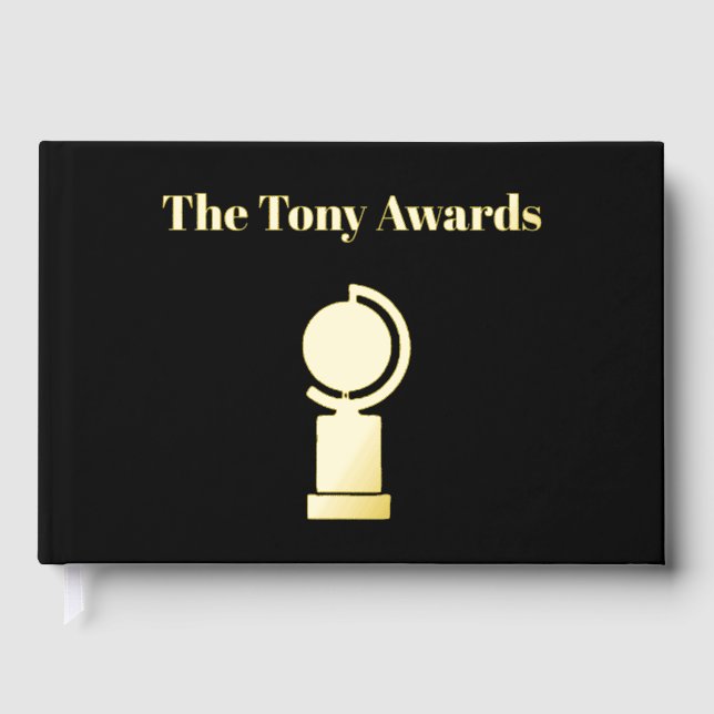 Tony Awards style Autograph Gästebuch (Vorderseite)