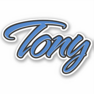 Tony Blue Autocollants Autocollants