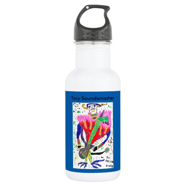 Tony Soundsmasher Trinkflasche (Vorderseite)