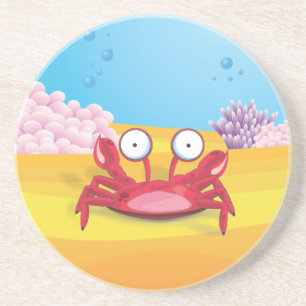 Tony the Crab Sandstein Untersetzer