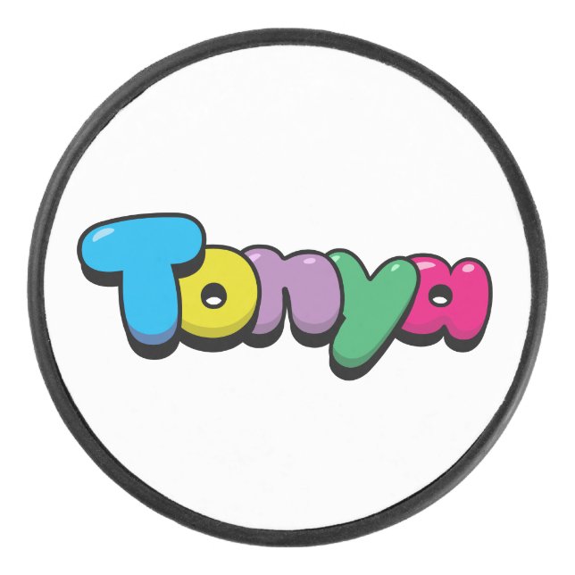 Tonya Eishockey Puck (Vorderseite)
