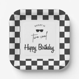 Too Cool 2. Geburtstag Pappteller