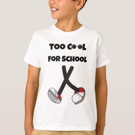 Too Cool for School Jungen- und Mädchen-T-Shirt T-Shirt