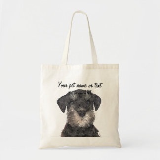 Too Cute Puppy Miniature Schnauzer Dog Tragetasche