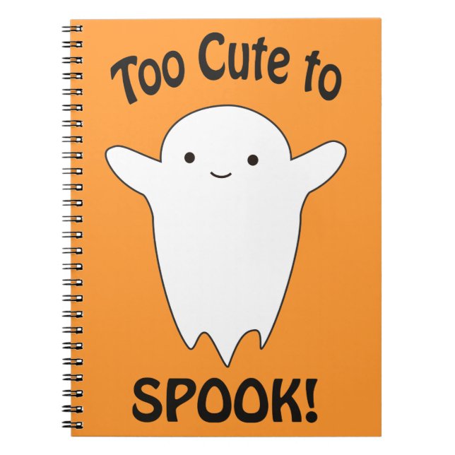Too cute To Spook - Ghost Notizblock (Vorderseite)