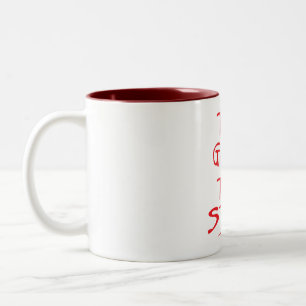 too good too dummy zitat zweifarbige tasse
