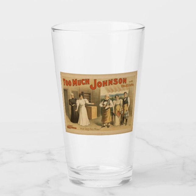 Too Much Johnson Glas (Vorderseite)