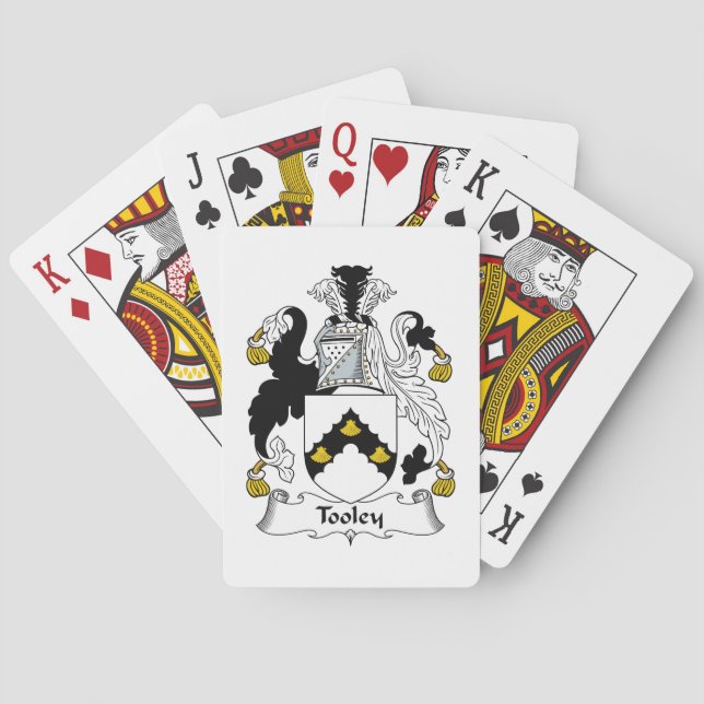 Tooley-Familienwappen Spielkarten (Rückseite)