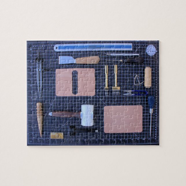 Toolkit für Lederarbeitnehmer - 8x10 - 110 Stk. (Horizontal)