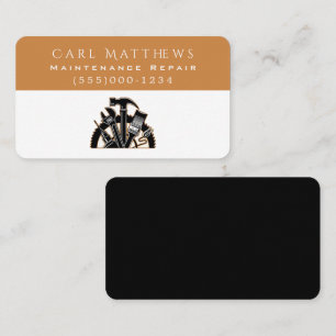 Tools Design Handyman Wartungs-Reparaturservice Visitenkarte