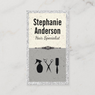 Tools für Haarstifte   Glitzer Extravagant Visitenkarte