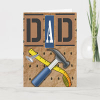 Tools Vater Happy Vatertag Card