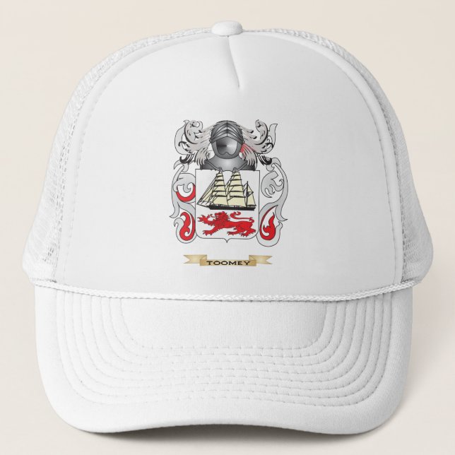 Toomey Familienwappen (Wappen) Truckerkappe (Vorderseite)