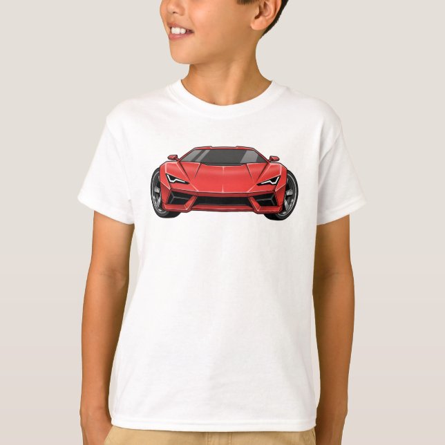 Toon Car Style T-Shirt (Vorderseite)