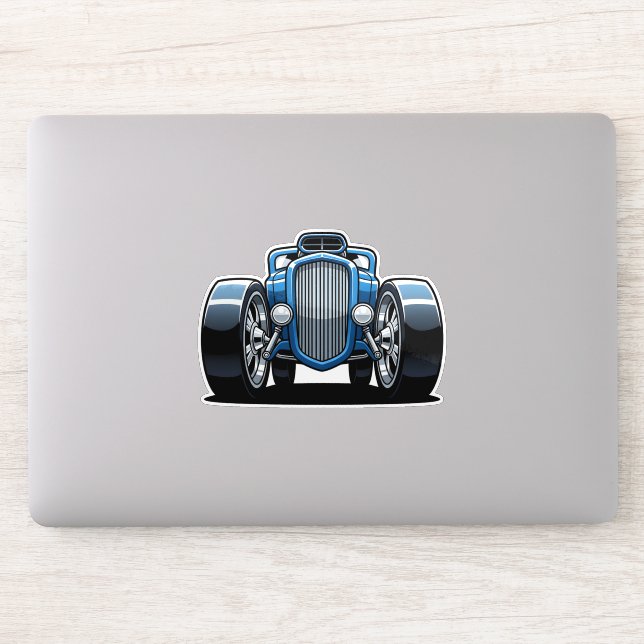 Toon Hotrod Kunst  Aufkleber (Computer)