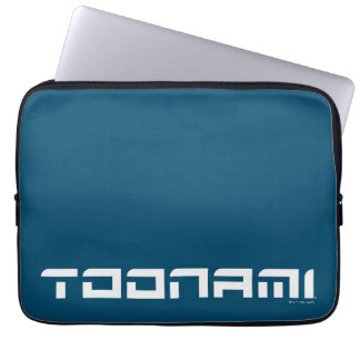 Toonami Futuristic Schriftart Logo Laptopschutzhülle