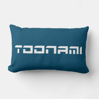 Toonami Futuristic Schriftart Logo Lendenkissen