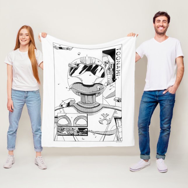 Toonami TOM 5 & SARA Comic Style Bumper Fleecedecke (Beispiel)