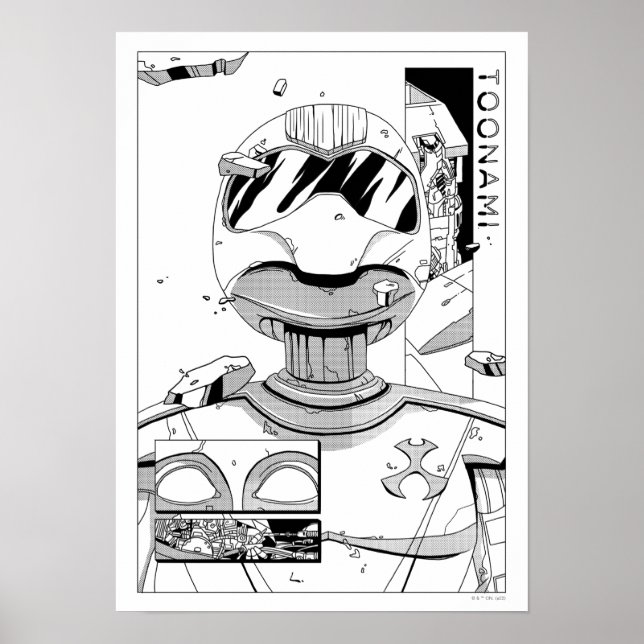 Toonami TOM 5 & SARA Comic Style Bumper Poster (Vorne)