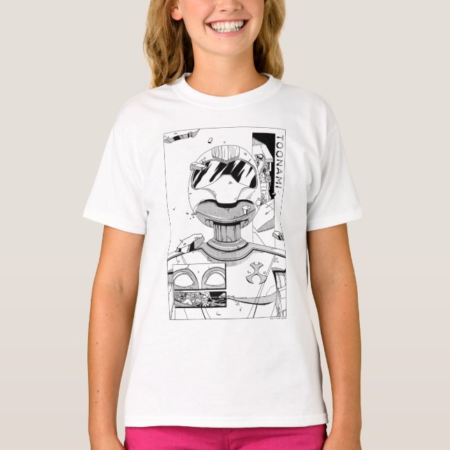 Toonami TOM 5 & SARA Comic Style Bumper T-Shirt (Vorderseite)