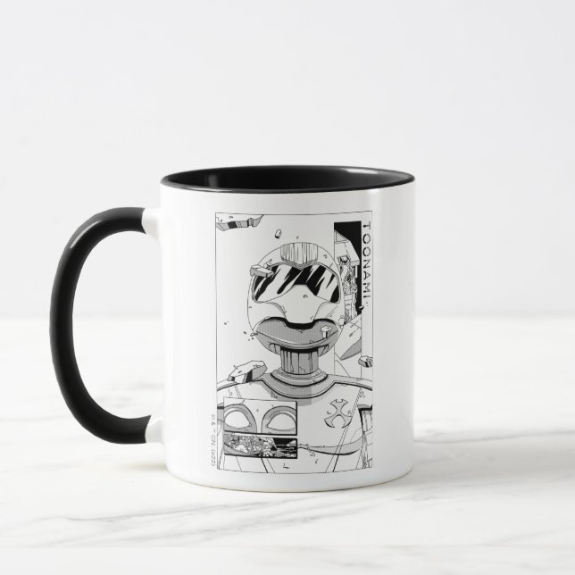 Toonami TOM 5 & SARA Comic Style Bumper Tasse (Links)