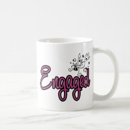 ToonDoveEngagedPink Kaffeetasse