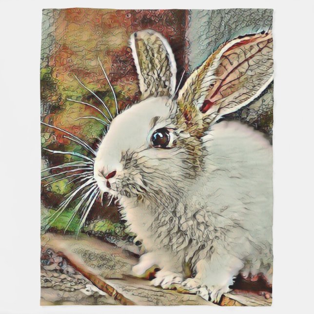 Toony Bunny Fleecedecke (Vorderseite)
