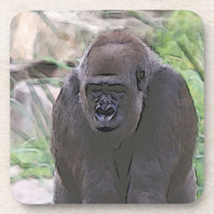 Toony Gorilla Getränkeuntersetzer