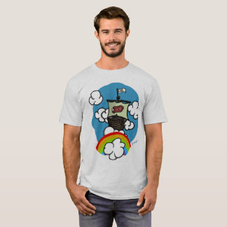Toony Himmel-Schiff T-Shirt