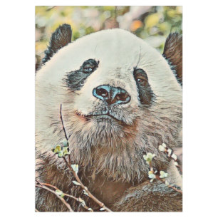 Toony Panda Tischdecke