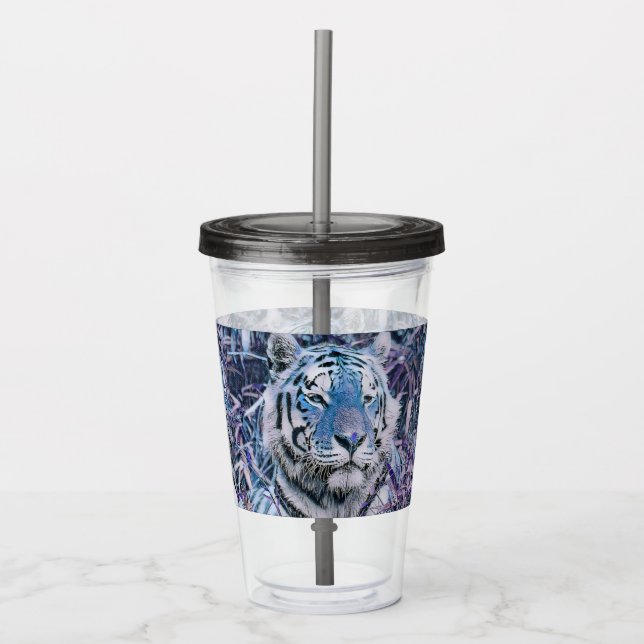 Toony Tiger blau Acryltrinkbecher (Vorderseite)