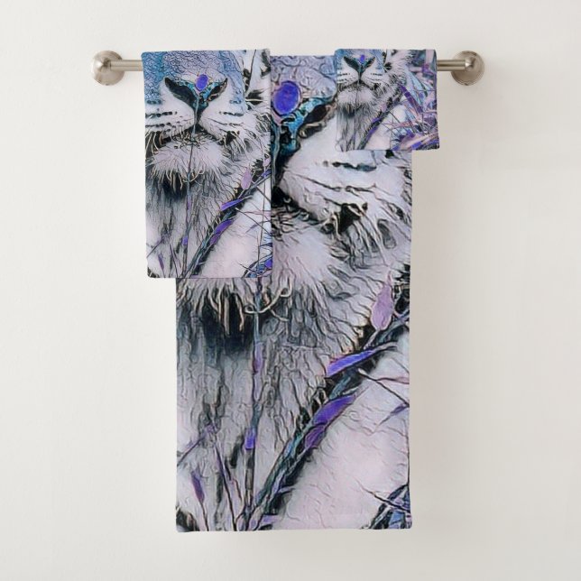 Toony Tiger blau Badhandtuch Set (Insitu)